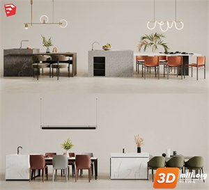 Kitchen island Skp Files